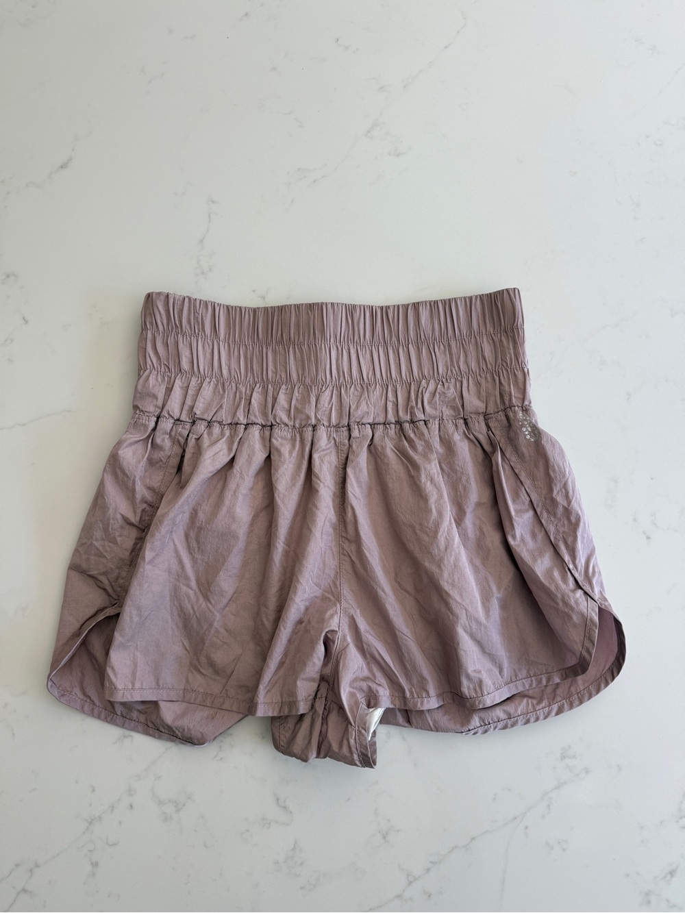 FP Movement by Free People Dusty Lavender High-Waist Athletic Shorts